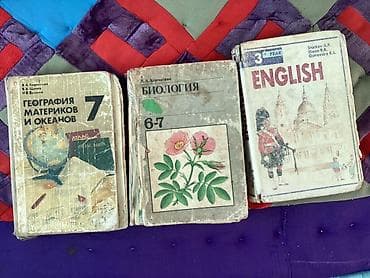 мамонт: Набор школьных учебников по разным предметам. В комплекте: - Химия — 6