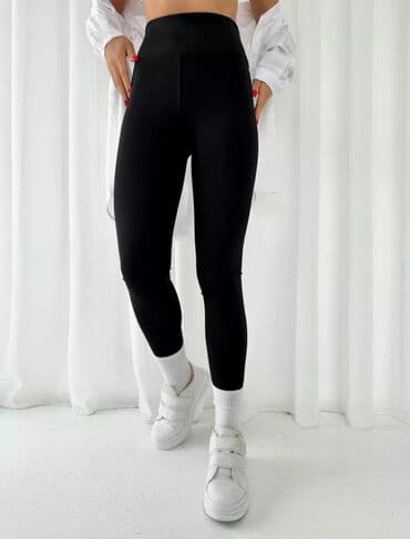 шерстяные кофты женские больших размеров: Лосины, леггинсы, Зима, XL — 2