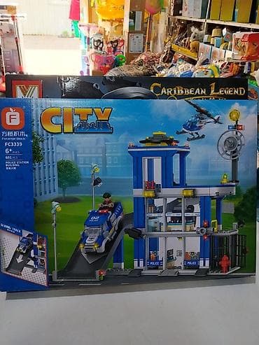 lego city: Конструктор CITY Police Station Building (Fange Block FC3339) - — 1