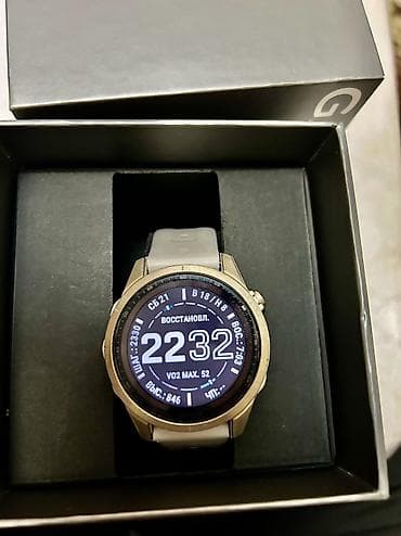 garmin mark: Garmin Fenix 7s saphire solar. Часы в идеале. Коробка и шнур. Обмена — 2