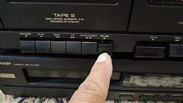Аудиотехника: Sharp CMS - 150CD муз.центр из 90г, сд нужно делать, левый карман с — 7