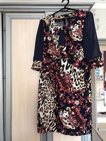 джинсы кюлоты: Повседневное платье, Осень-весна, Длинная модель, Футляр — 2