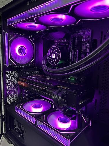dark project: Компьютер, ядер - 16, ОЗУ 32 ГБ, Для работы, учебы, Б/у, AMD Ryzen 7, AMD Radeon RX 7800 XT, NVMe — 4
