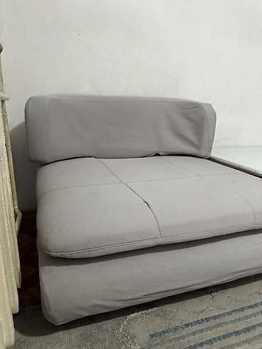 стол с диваном: Гарнитур для зала, Ткань, текстиль, Самовывоз, цвет - Серый — 1