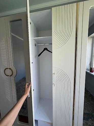 зеркало с подсветкой в полный рост: Шифоньер, шкаф для одежды, Прямой, ЛДСП — 2