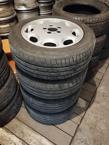 мерс124 диска: Литые Диски R 16 Mercedes-Benz, Комплект, отверстий - 5, Б/у — 1