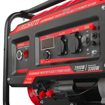 Генераторы: Бензиновый генератор Felisatti POWER 9500EW (FT3163) - Максимальная — 10