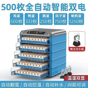 Инкубатор для яиц, полностью автоматический, «двойное питание»