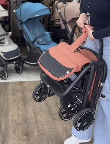 Коляскалар: Новая Прогулочная коляска в терракотовом цвете Новая - Просторное — 4