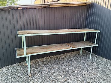 проемы: Металлический каркас-стеллаж/основание под длинный рабочий стол или — 1