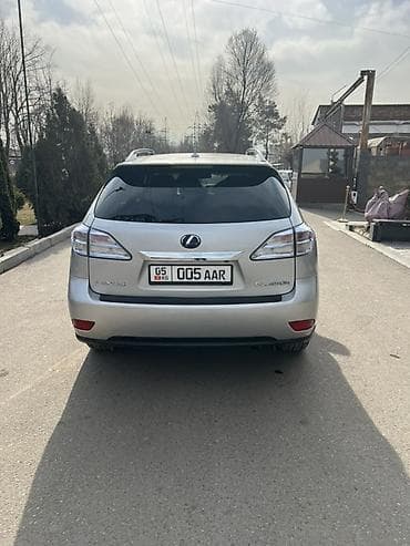 Lexus RX: 2011 г., 3.5 л, Автомат, Гибрид, Кроссовер