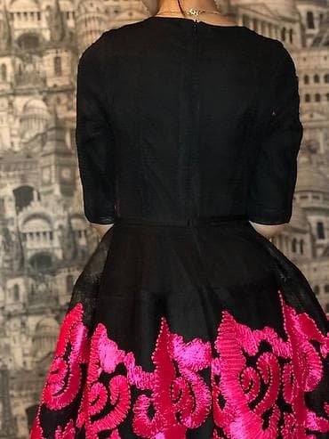 vero moda: Вечернее платье, А-силуэт, Длинная модель, С рукавами, S — 5