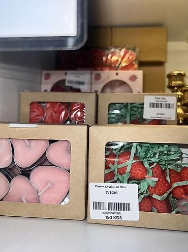 вивара свечи: В продаже есть декоративные свечи в форме Клубники, можно использовать — 2