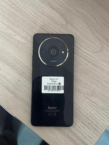 Redmi, Redmi A3, Б/у, 128 ГБ, цвет - Черный, 2 SIM