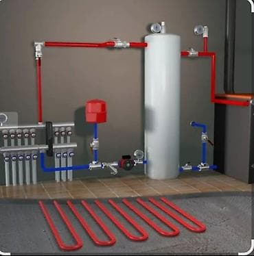 рекламная вывеска с подсветкой: Монтаж и наладка систем отопления “под ключ” Профессиональное — 2