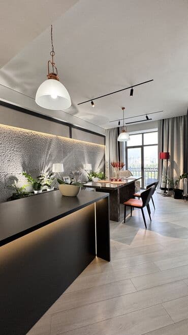 купить квартиру с видом на море: 4 бөлмө, 195 кв. м, Элитка, 6 кабат, Дизайнердик ремонт — 1