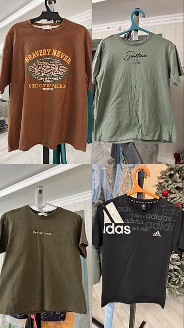 Пальто: Мужская футболка, Стандарт, Б/у, Самовывоз — 1