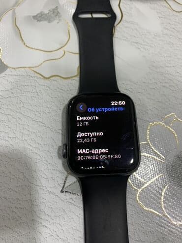 huawei gt 4 бишкек: Apple Watch Series 6 (GPS), алюминиевый корпус, экран 44 мм (по — 4