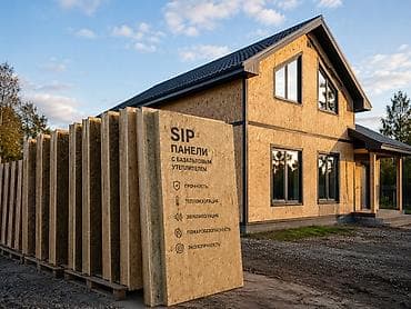 продам соль: SIP-панели с базальтовым утеплителем Описание: - Конструкционная — 2