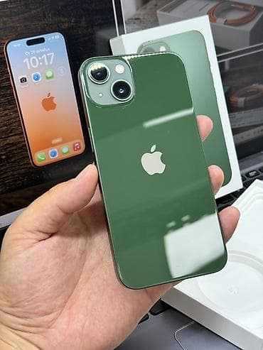 iphone за 0 руб: IPhone 13, Б/у, 128 ГБ, Зеленый, Коробка, 83 % — 2