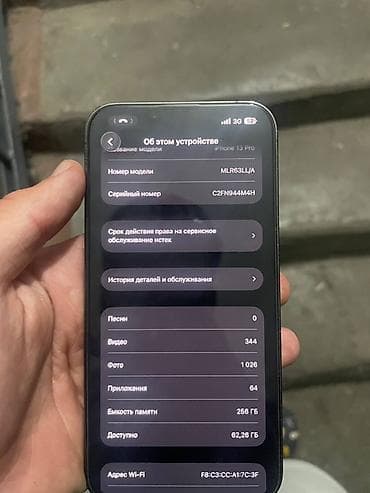 ps4 game: IPhone 13 Pro, Б/у, 256 ГБ, Black Titanium, 77 % — 10