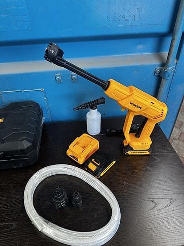 портатив: Аккумуляторная мини-мойка высокого давления WORKSITE 21V (бесщёточная) — 1