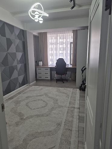 квартиры токмак: 3 комнаты, 89 м², Тунгуч мкр Элитка, 8 этаж, Дизайнерский ремонт — 5