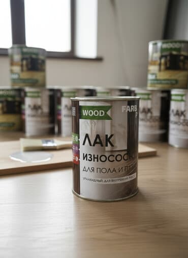 лаки: Лак для пола и паркета от Farber Wood предназначен для внутренних — 1
