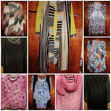 женские блузки туники: Блузки, туники, двойки, кофточки разные на любой вкус и цвет. б/у — 3