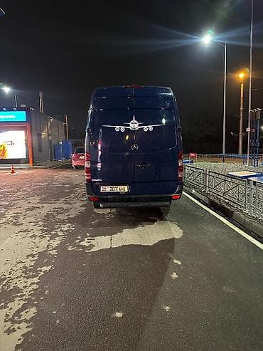 принт на одежду: Mercedes-Benz Sprinter 2,7(длинная база, высокий потолок), тёмно синий — 2