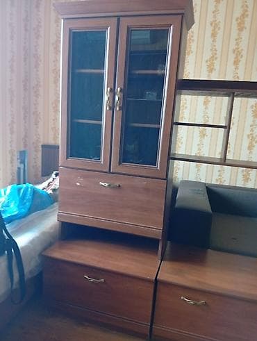 стенка для зал: Стенка-шкаф, Тип стенки-шкафа: Модульная, Для зала, Особенности: С отделением под телевизор — 3