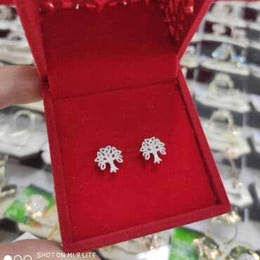 самые красивые свадебные платья в мире: Серебряные серьги, Проба 925, Женские, Новый — 1