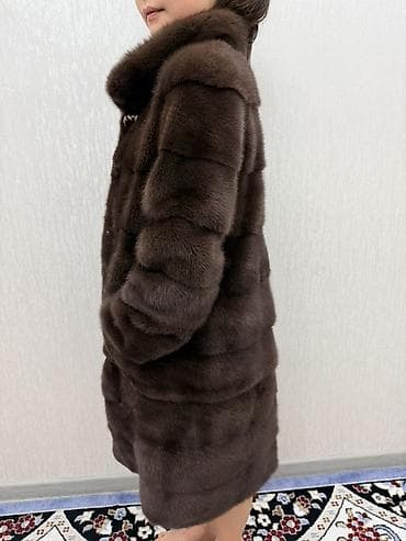 куртка норка: Шуба, Норка, По колено, Трансформер, XL — 7