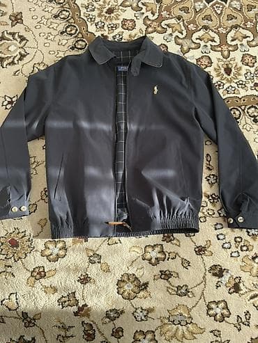 куплю бу одежды: Куртка Polo Ralph Lauren Harrington - Цвет: тёмно‑синий/графит - — 1