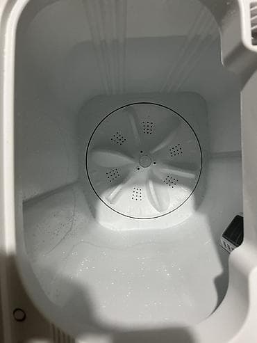 ручной кир машина: Портативная двухсекционная мини‑стиральная машина с вертикальной — 3