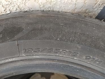 зимняя шина 19565r15: Шины 195 / 65 / R 15, Лето, Б/у, Легковые, Корея, Hankook — 3
