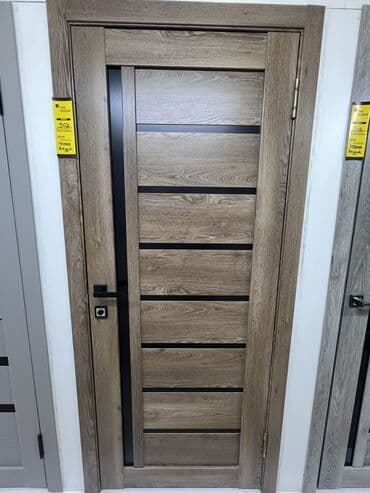 дверь внутренняя: Межкомнатная дверь со стеклом, Дерево, ПВХ, Российская, 200 * x 80 см, Новый — 1