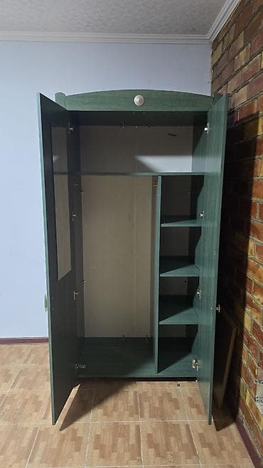 Офисная мебель: Шифоньер, шкаф для одежды, Прямой, ЛДСП — 2