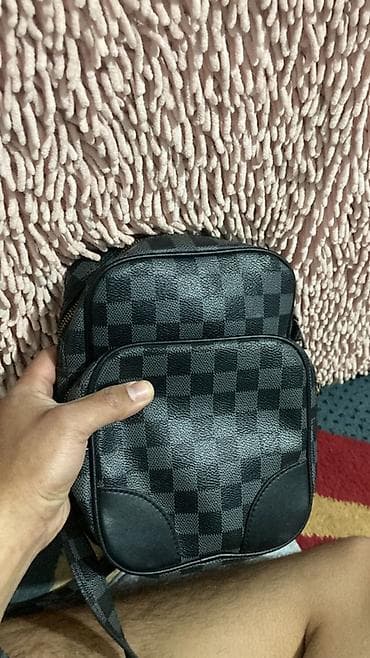 Барсетки: Барсетка, Gucci, Материал: Экокожа, Застежка на молнии, Оригинал, Регулируемый ремень, Новый — 3