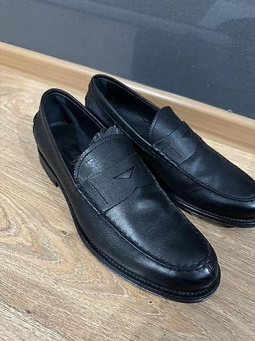 Мокасины и лоферы: Мужские лоферы TOD’S - Классическая пара в черном цвете - Материал — 2