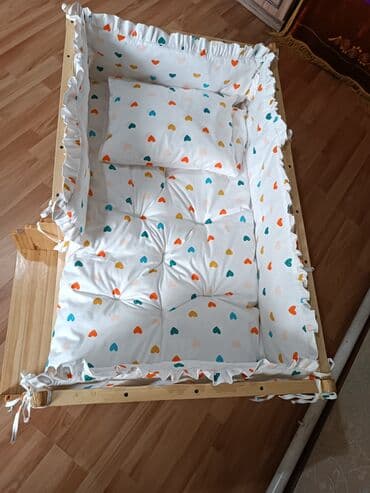 детскую кровать 7 в 1: Кровать для детей
(ручная работа )
с матрасом 
размер: 60*110 — 2