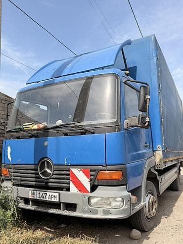 Грузовой тентованный автомобиль Mercedes‑Benz (еврофургон). Атего at lalafo.kg Грузовой тентованный автомобиль Mercedes‑Benz (еврофургон). Атего