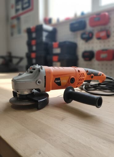 Угловая шлифовальная машина CROWN оранжевого цвета. Этот at lalafo.kg Угловая шлифовальная машина CROWN оранжевого цвета. Этот