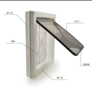 сабачий домик: Люк-дверца для домашних животных (кошек и средних собак) - — 2