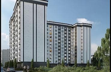 1 комната, 42 м², Пишпек Элитка, 10 этаж, ПСО (под самоотделку) — 3