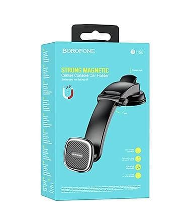 note 21: Автомобильный держатель BOROFONE BH68 Center console, магнитный, на — 1