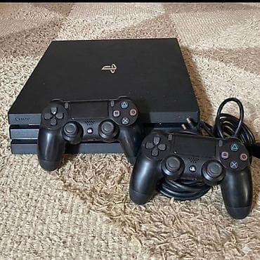Видеоигры и приставки: Игровая приставка Sony PlayStation 4 Pro (черная) 1 Терабайт памяти — 1