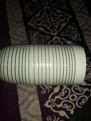 Керамическая ваза для цветов - Материал: керамика/фарфор с глянцевой