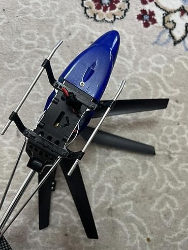 Дроны: Радиоуправляемый вертолёт NEW SPEED SRAY (синий) - Электрический — 2