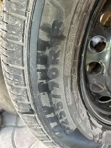 покрышки r18: Колесо в сборе: шина Michelin + стальной штампованный диск — 1